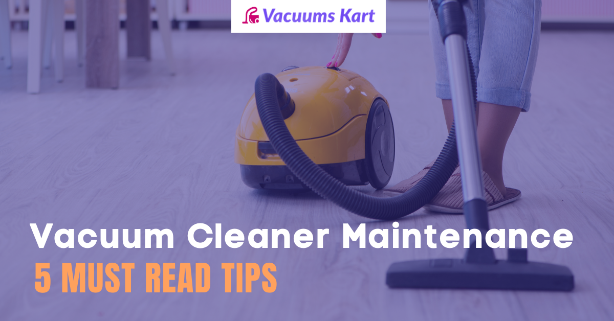 Vacuum Cleaner Maintenance [5 Must-Read Tips]